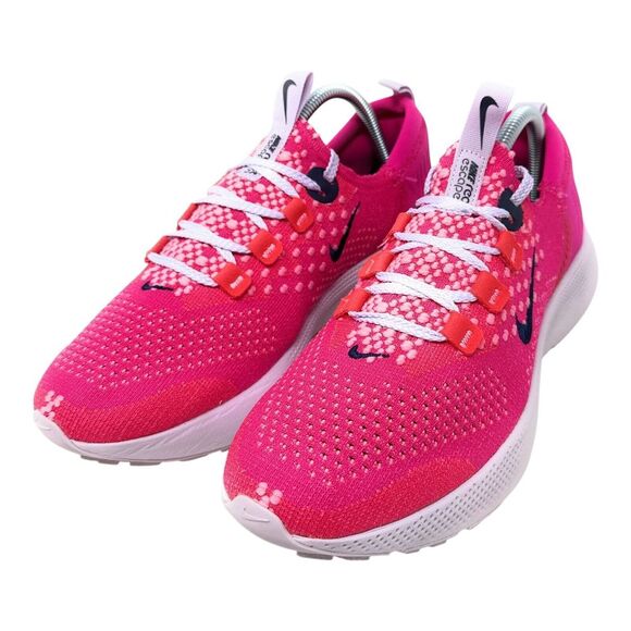 Nike Women's Size 9.5  React Escape Run Flyknit Athletic Shoes Pink  DC4269-600 - Picture 9 of 11